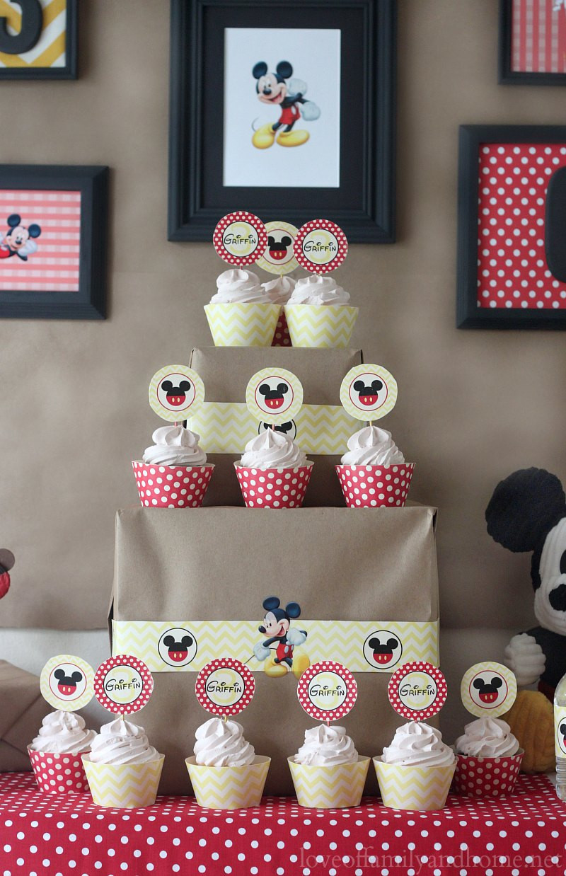 Mickey Birthday Party Ideas
 Mickey Mouse Birthday Party Ideas Griffin Turns THREE