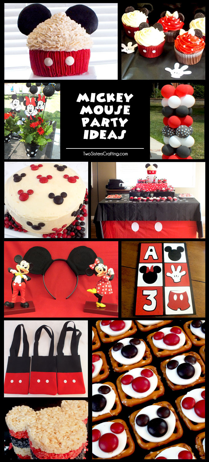 Mickey Birthday Party Ideas
 Mickey Mouse Party Ideas Two Sisters