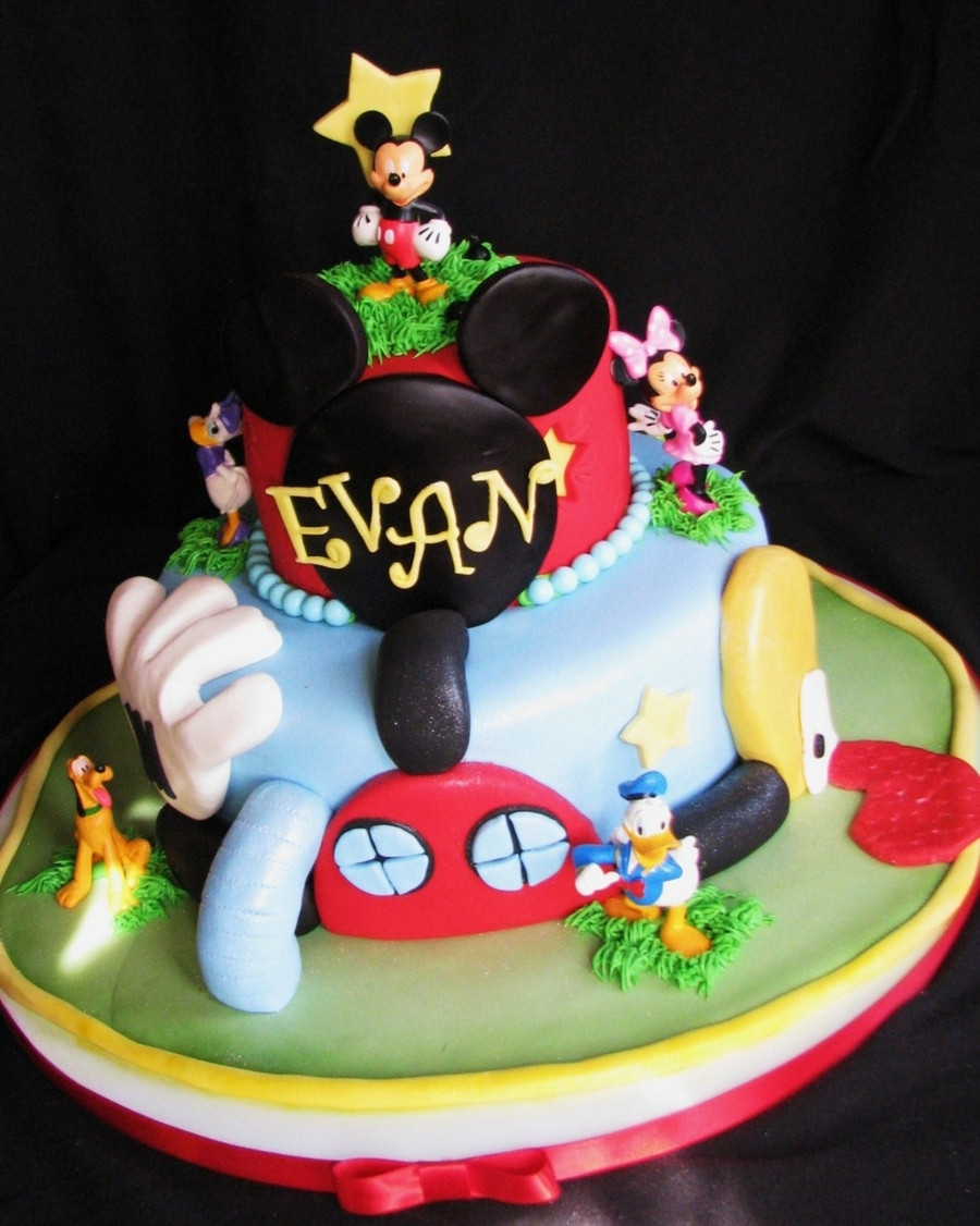 Mickey Mouse 1st Birthday Cake
 Mickey Mouse Clubhouse Cake CakeCentral