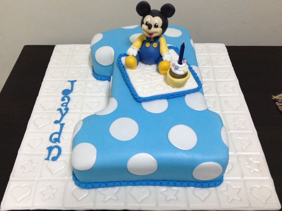 Mickey Mouse 1st Birthday Cake
 1St Birthday Mickey Mouse Cake CakeCentral