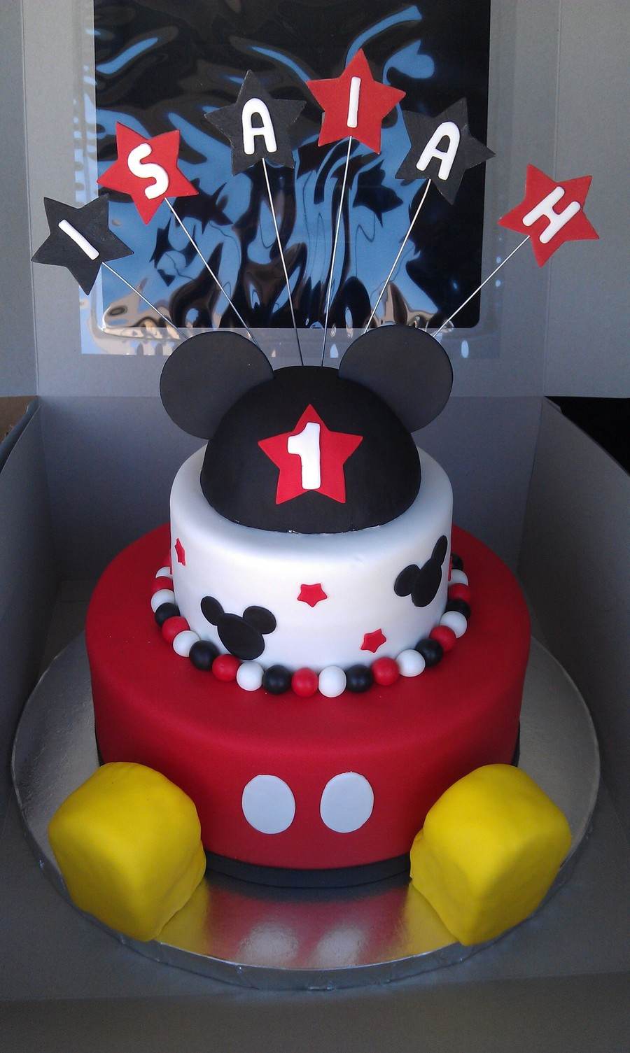 Mickey Mouse 1st Birthday Cake
 Mickey Mouse 1St Birthday CakeCentral