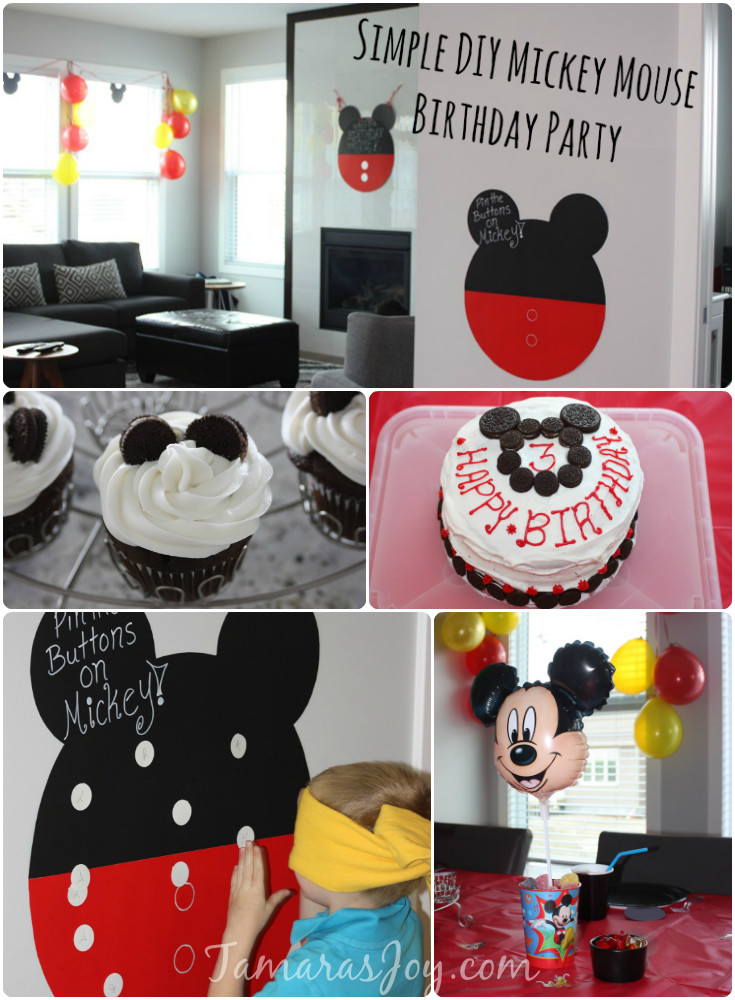 Mickey Mouse Birthday Decorations DIY
 DIY Mickey Mouse Birthday Party Decor ⋆ Tamara s Joy