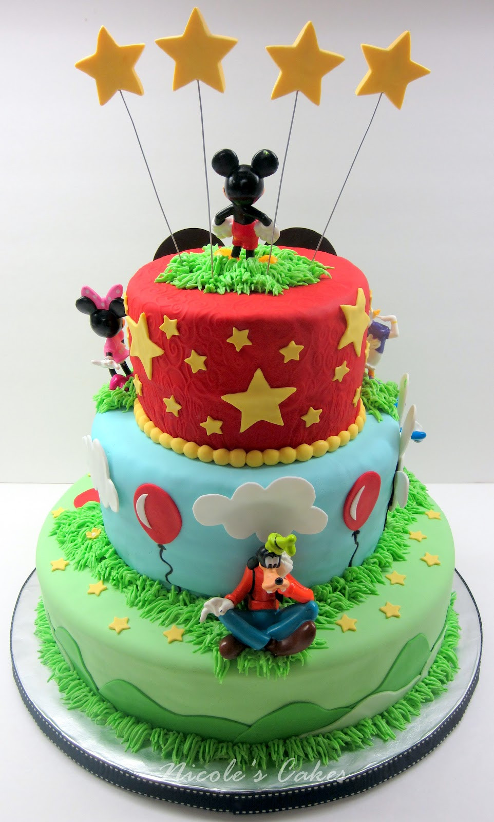 Mickey Mouse Clubhouse Birthday Cakes
 Birthday Cakes Mickey Mouse Clubhouse 3 Tier Cake