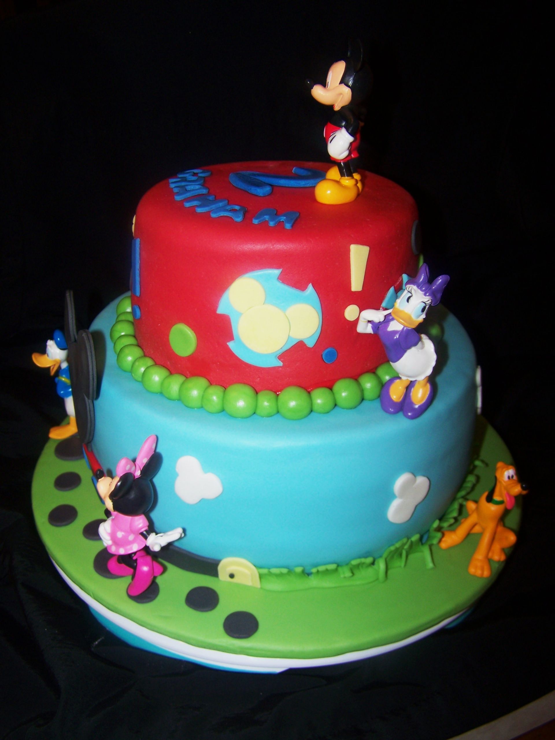 Mickey Mouse Clubhouse Birthday Cakes
 Mickey Mouse Clubhouse Tiered Cake