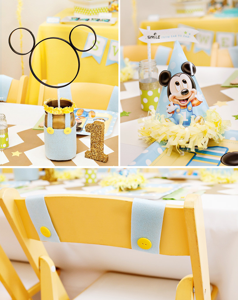 Mickey Mouse First Birthday Decorations
 Creative Mickey Mouse 1st Birthday Party Ideas Free