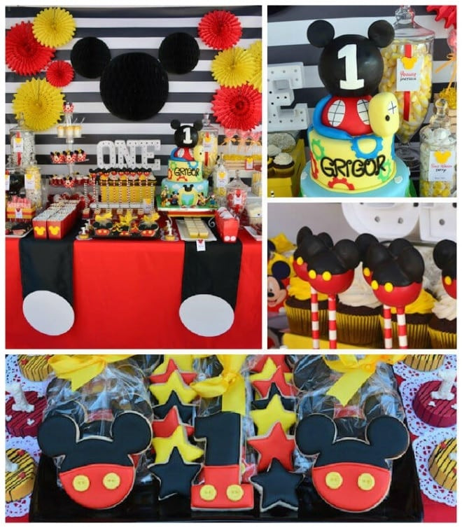 Mickey Mouse First Birthday Decorations
 29 Magical Mickey Mouse Party Ideas