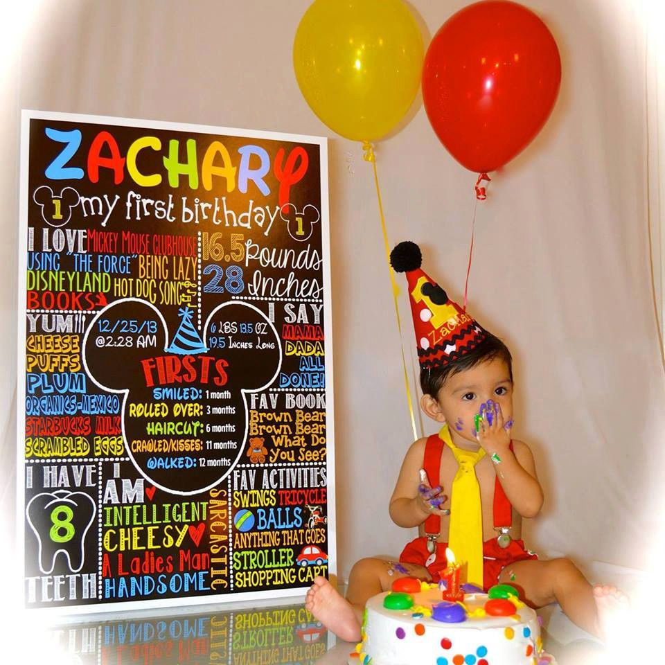 Mickey Mouse First Birthday Decorations
 Mickey Mouse 1st Birthday Mickey Mouse Birthday idea first