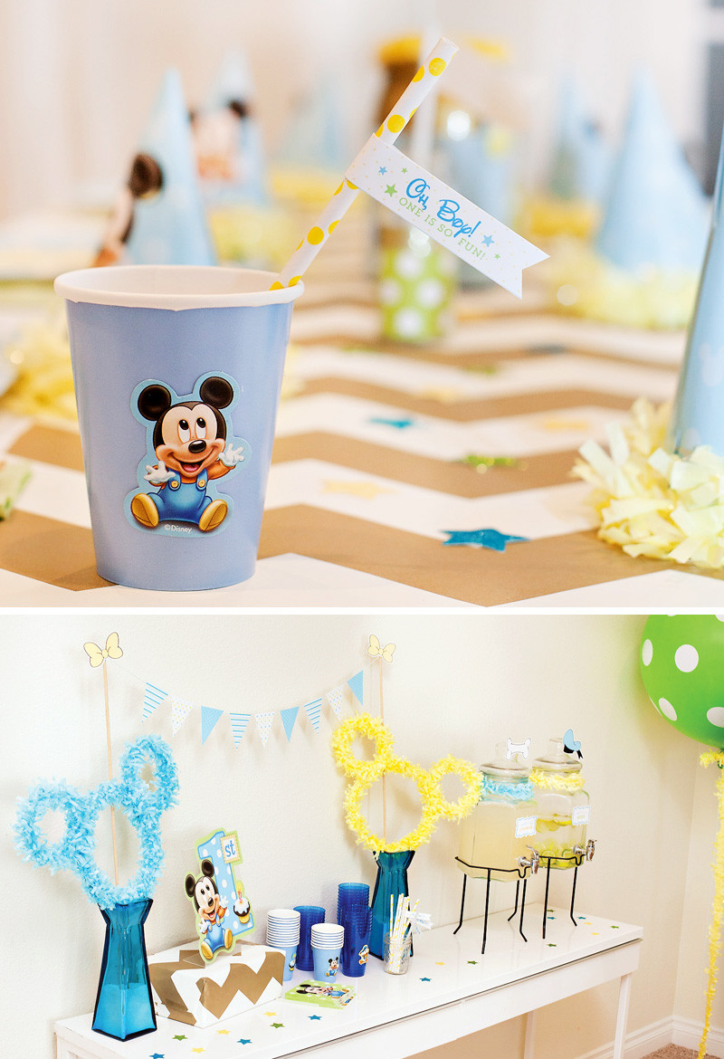 Mickey Mouse First Birthday Decorations
 Creative Mickey Mouse 1st Birthday Party Ideas Free