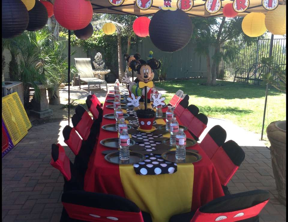 Mickey Mouse First Birthday Decorations
 Mickey Mouse Birthday "Little Jacob s 1st Birthday