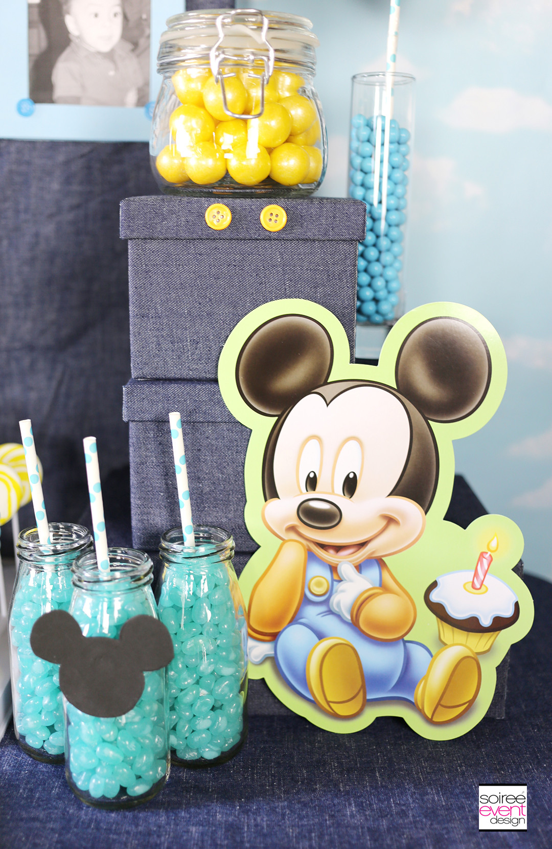 Mickey Mouse First Birthday Decorations
 Mickey Mouse First Birthday Party Ideas Soiree Event Design