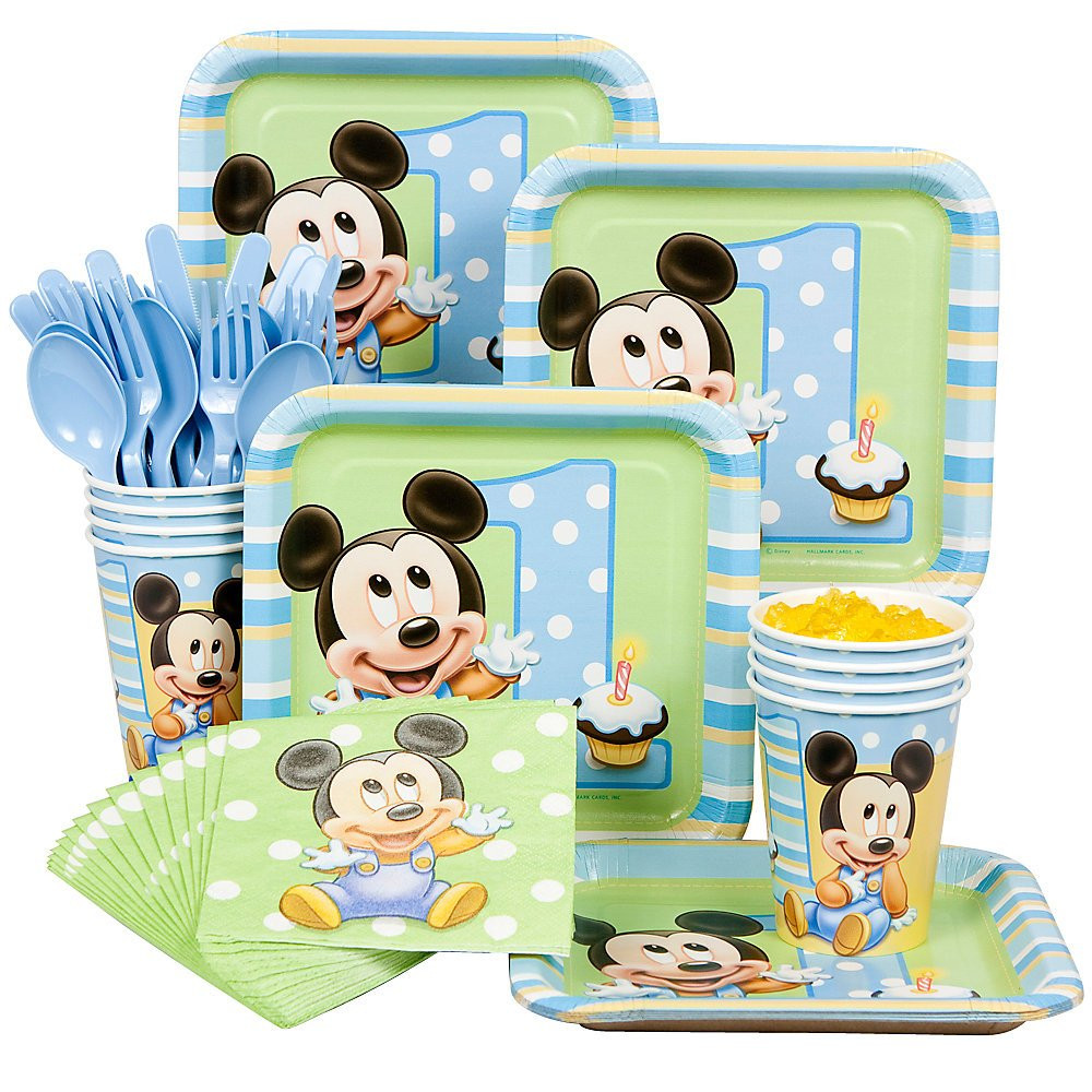 Mickey Mouse First Birthday Decorations
 Mickey Mouse First Birthday Party Supplies