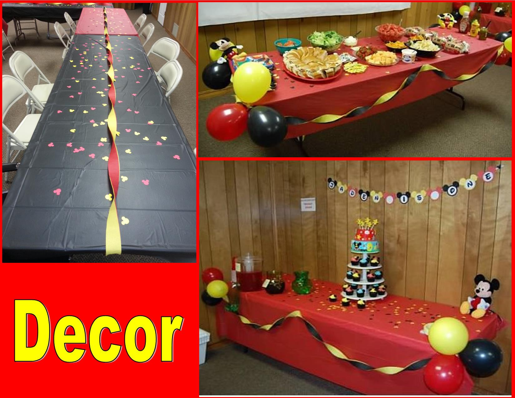 Mickey Mouse First Birthday Decorations
 Pinterest Inspired Mickey Mouse 1st Birthday Party on a