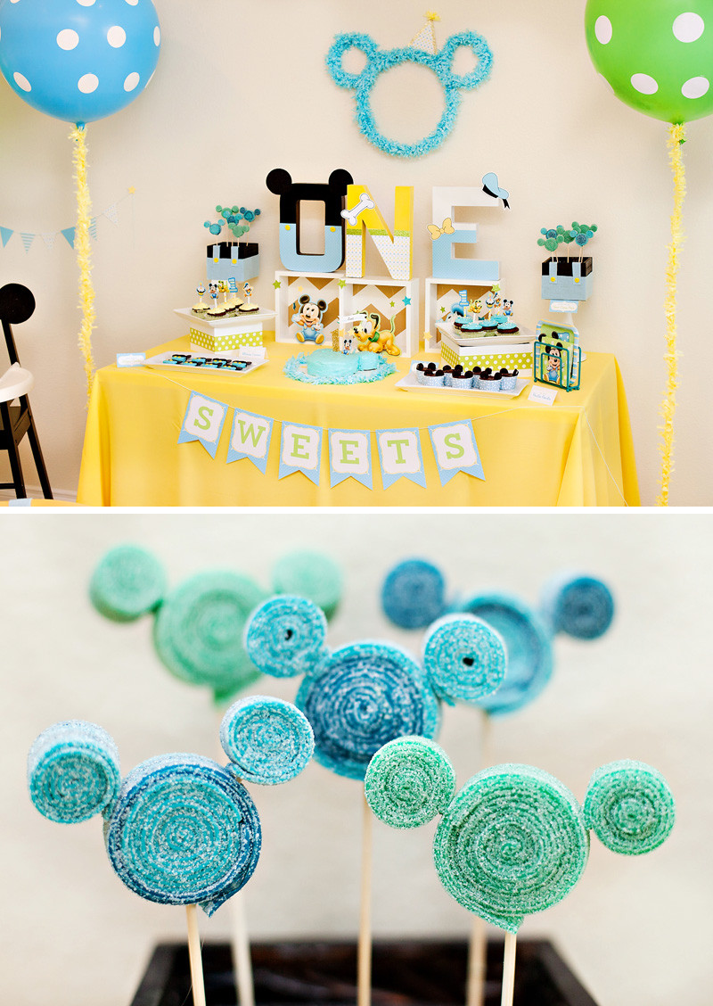 Mickey Mouse First Birthday Decorations
 Creative Mickey Mouse 1st Birthday Party Ideas Free