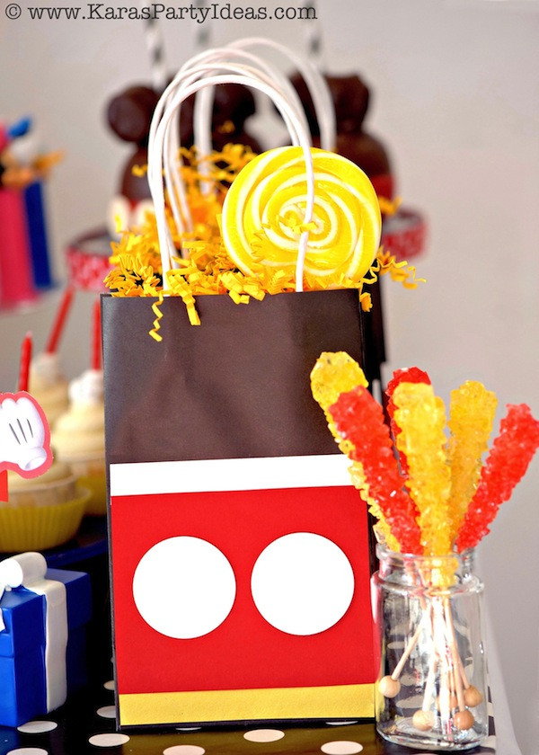 Mickey Mouse Party Decorations DIY
 Kara s Party Ideas Mickey Mouse themed birthday party