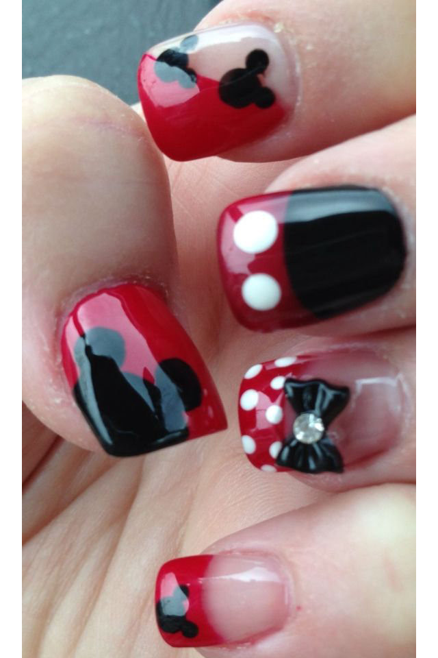 Mickey Nail Designs
 How to Decorate Your Nails with Mickey Mouse Nail Art