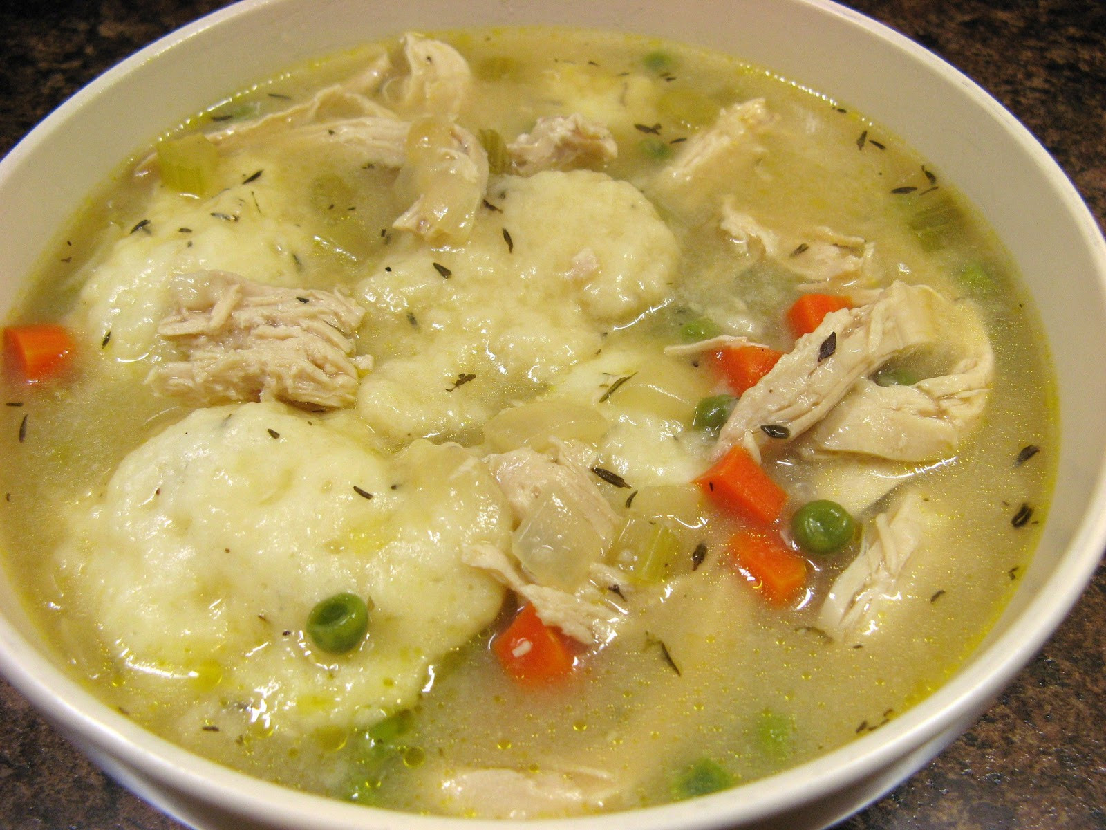 Microwave Chicken And Dumplings
 The Well Fed Newlyweds Chicken and Dumplings