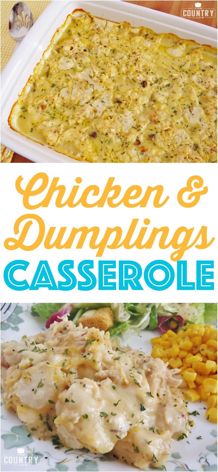 Microwave Chicken And Dumplings
 Chicken and Dumplings Casserole recipe at The Country Cook