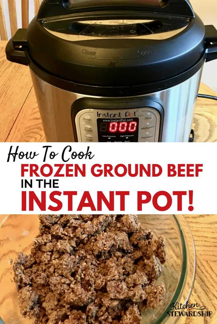 Microwave Ground Beef
 How to Cook FROZEN Ground Beef in the Instant Pot Pressure