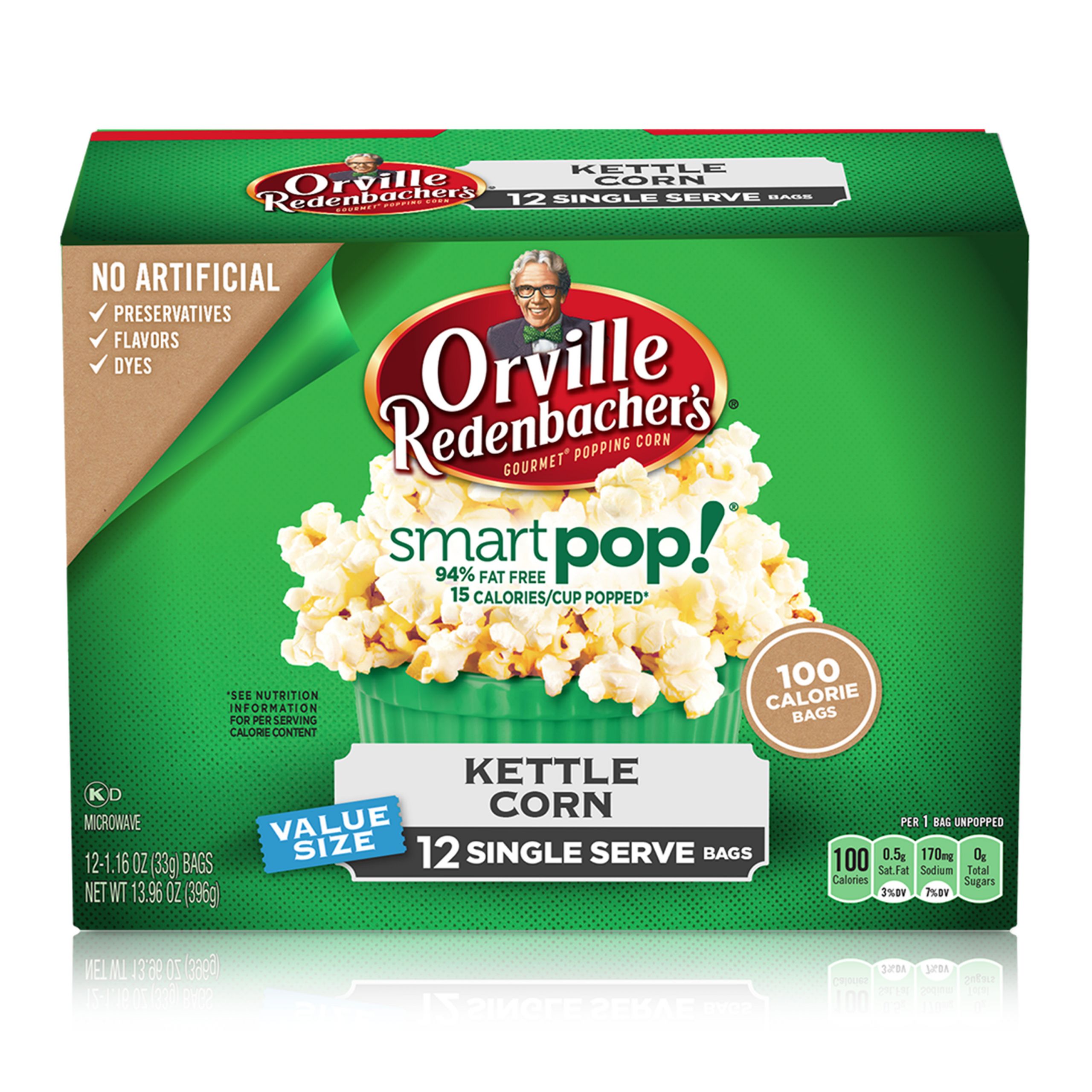 Microwave Kettle Corn
 Orville Redenbacher s 100 Calorie Kettle Corn Microwave