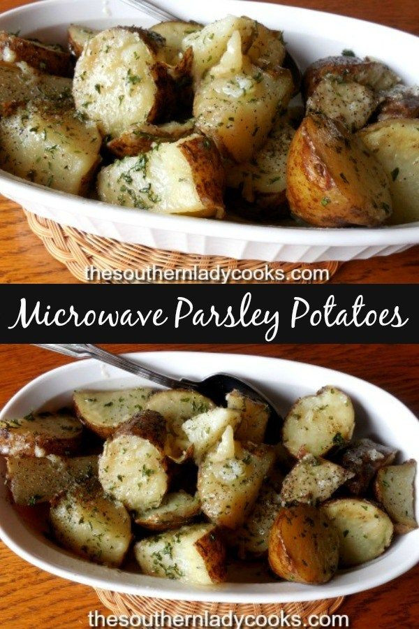 Microwave Red Potato Recipes
 MICROWAVE PARSLEY POTATOES The Southern Lady Cooks
