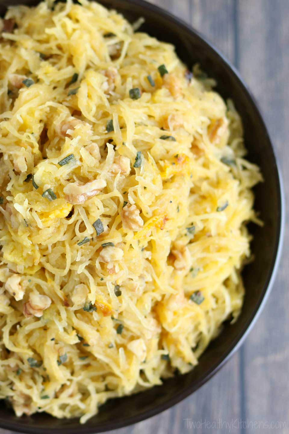 Microwave Spaghetti Squash
 Microwave Spaghetti Squash with Sage Browned Butter and