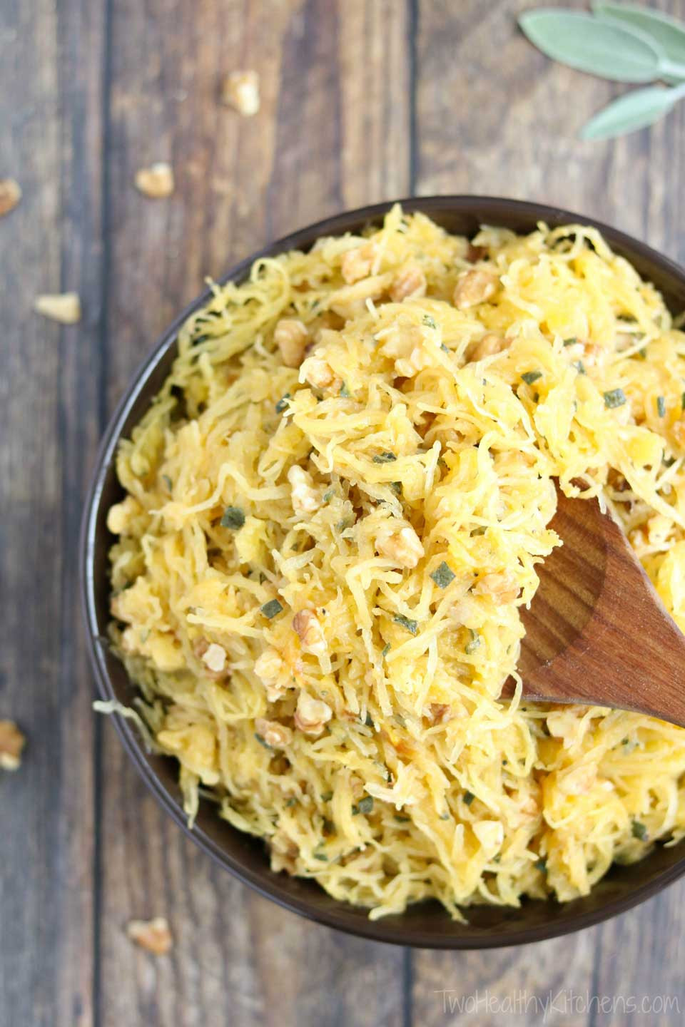 Microwave Spaghetti Squash
 Microwave Spaghetti Squash with Sage Browned Butter and