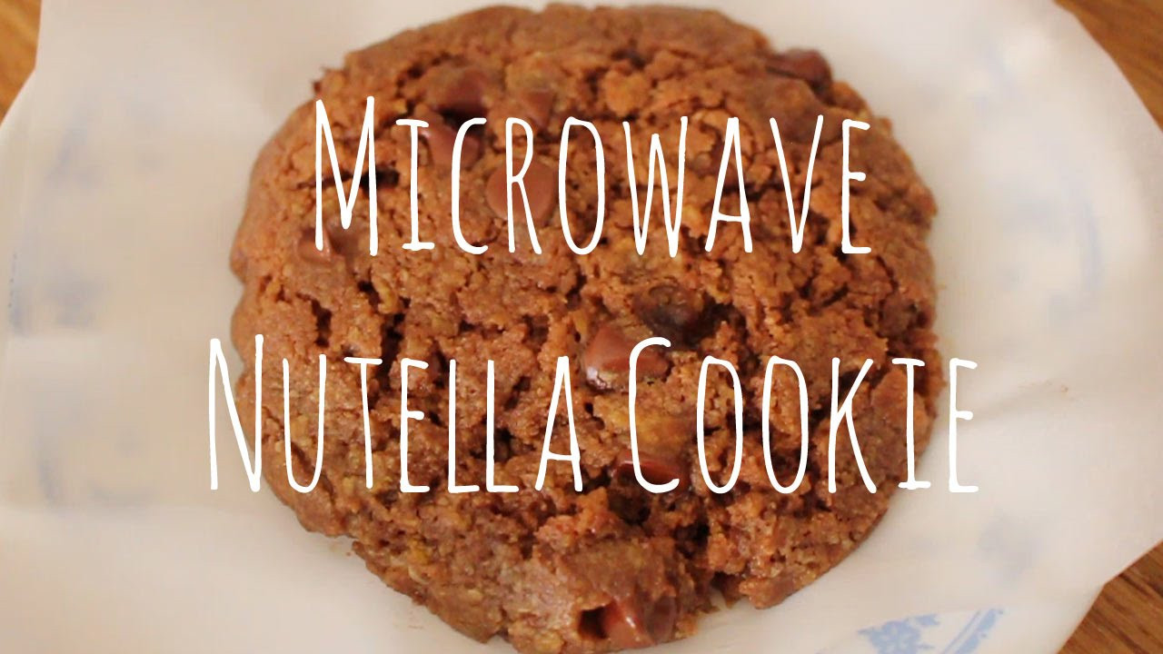 Microwave Sugar Cookies
 3 Minute Microwave Nutella Cookie