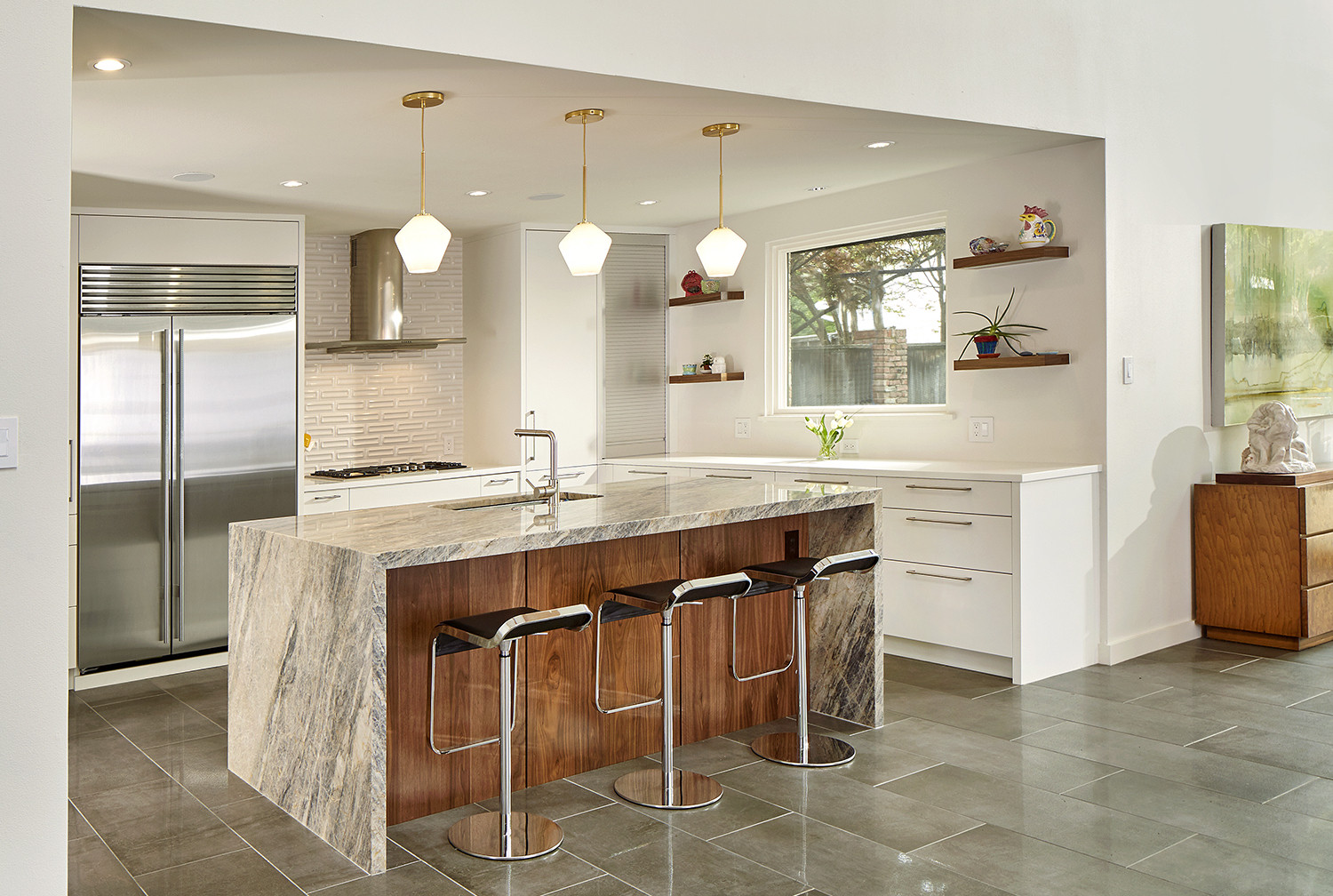 Mid Century Kitchen Cabinets
 Maintaining Mid Century Modern Vibes in plete Remodel