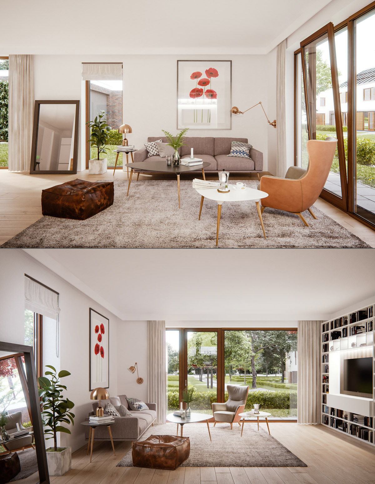 Midcentury Modern Living Room
 30 Mesmerizing Mid Century Modern Living Rooms And Their