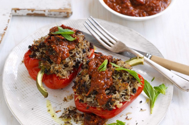 Middle Eastern Garlic Sauce Recipes
 Middle Eastern Lamb & Rice Stuffed Capsicums With Roasted