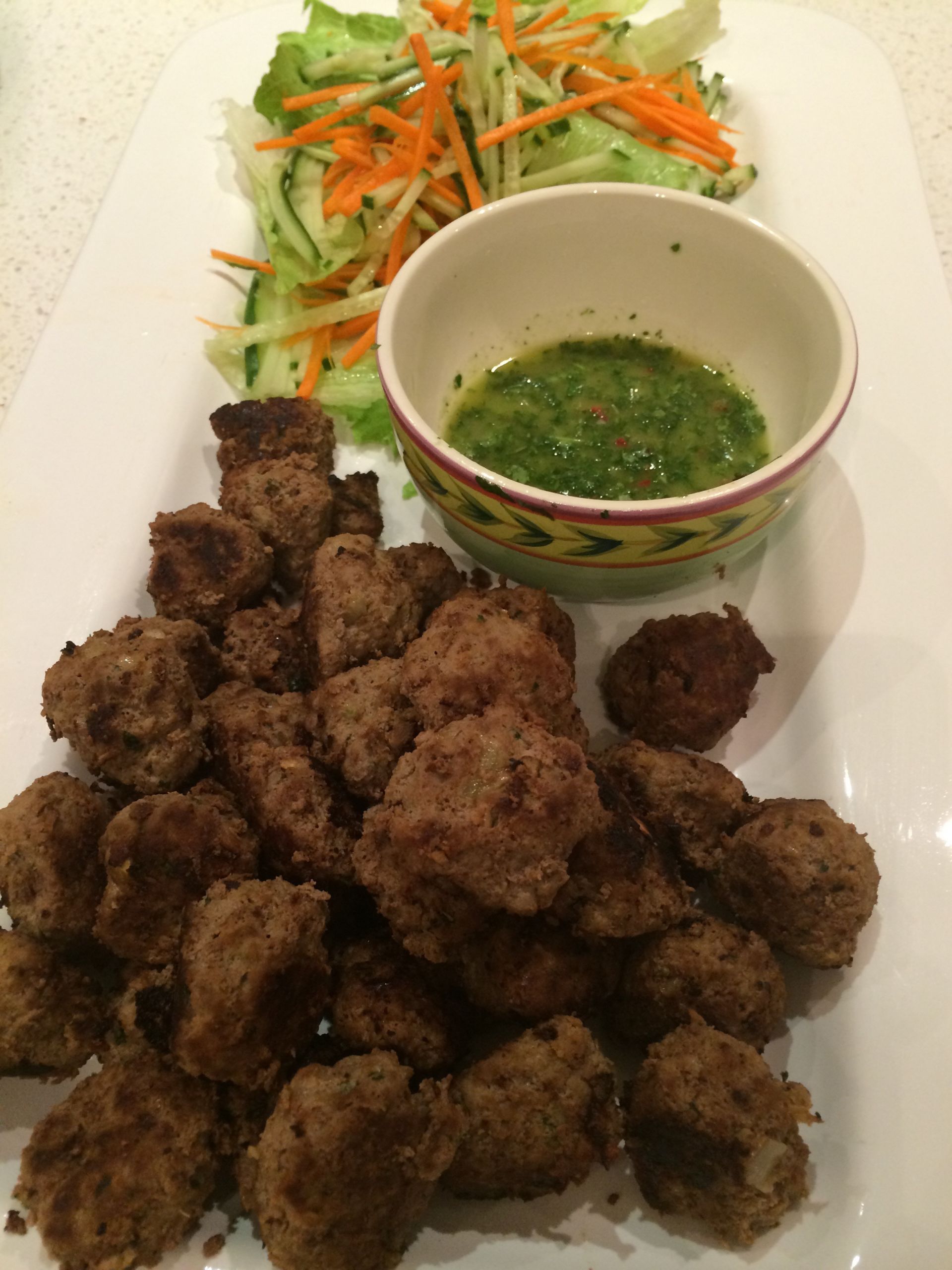 Middle Eastern Sauces
 Middle Eastern meatballs and coriander sauce