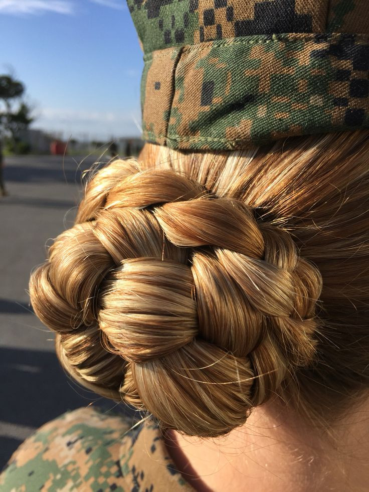 Military Hairstyles For Females
 Best 25 Military bun ideas on Pinterest