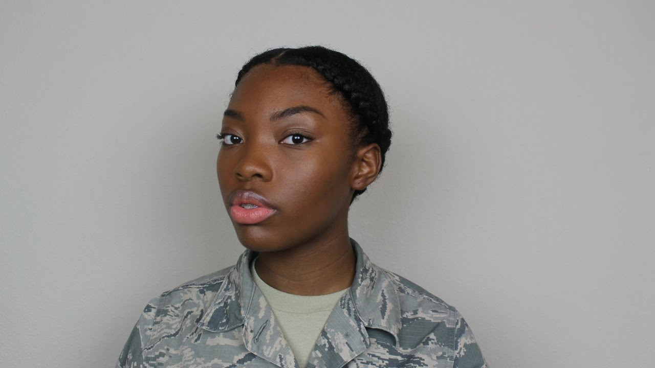 Military Hairstyles For Females
 Natural Hair Military or Professional Hairstyles for Women