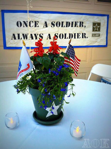 Military Retirement Party Ideas
 Patriotic Birthday and Retirement Party With images