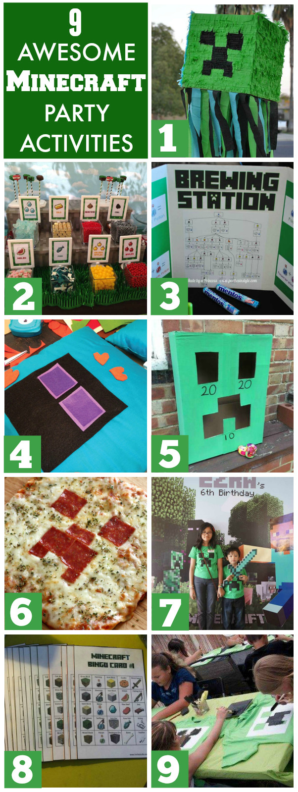 Minecraft Birthday Party Game Ideas
 9 Awesome Minecraft Party Activities