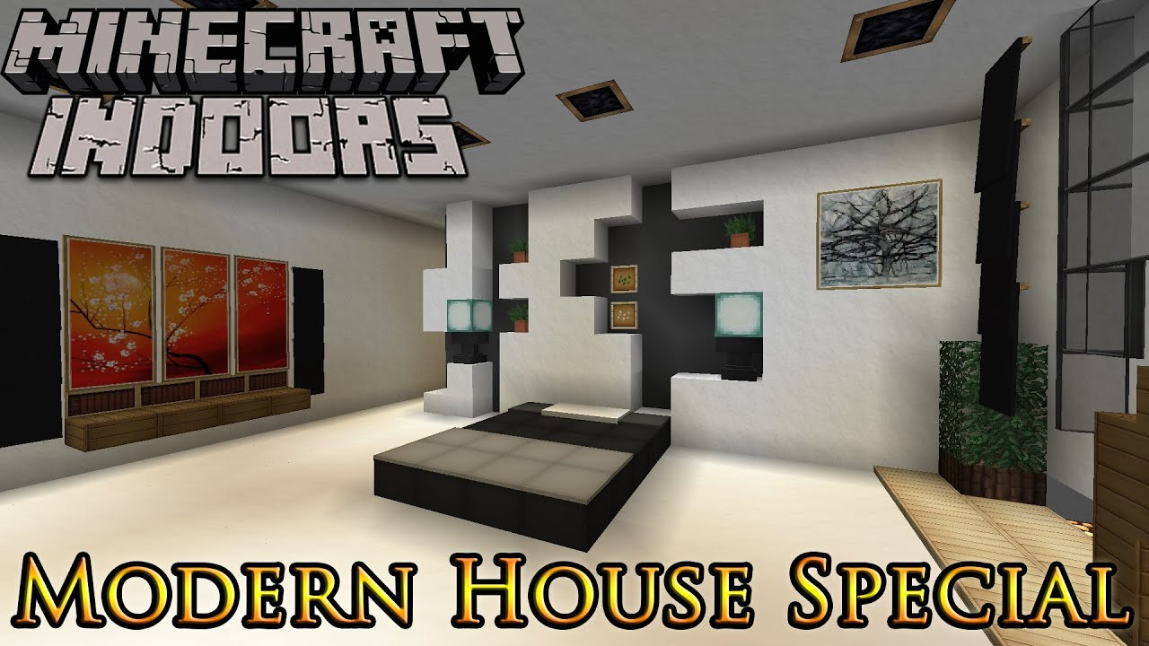 Minecraft Modern Bedroom
 Minecraft Indoors Interior Design Modern House Special
