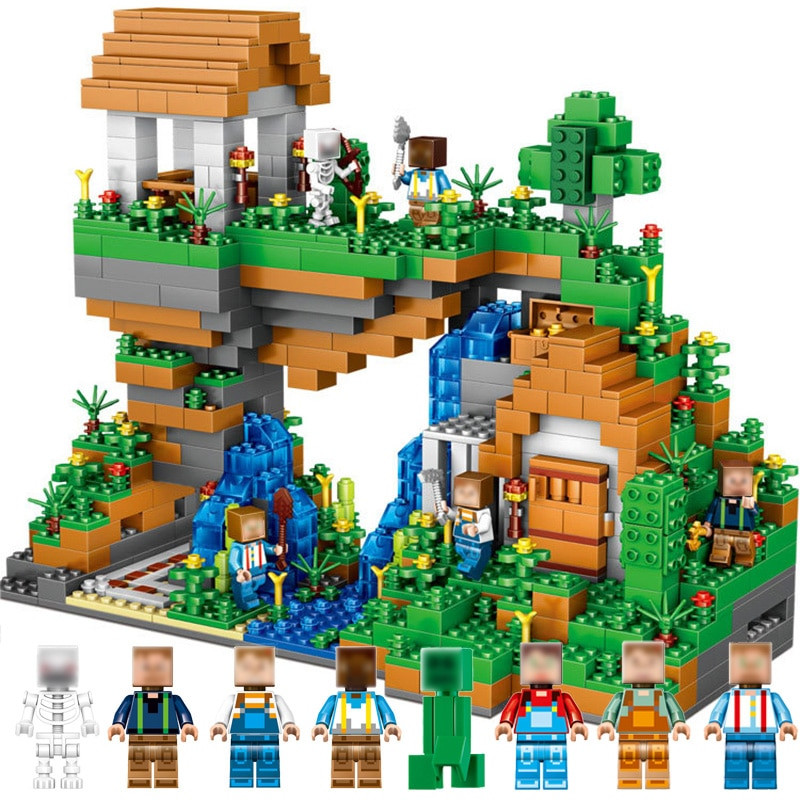 Minecraft Toys For Kids
 Minecraft The Waterfall Village Legoing Minecraft Model
