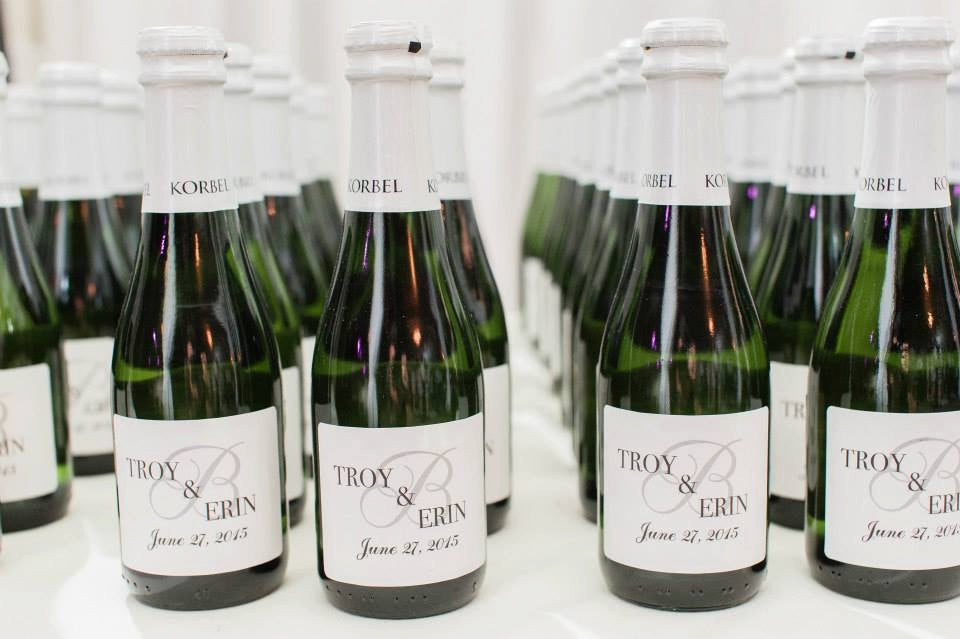 Mini Champagne Bottles Wedding Favors
 Mini Champagne Bottle Custom Labels Wedding Favors Choose