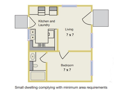 Minimum Bedroom Dimensions
 Minimum Bedroom Size