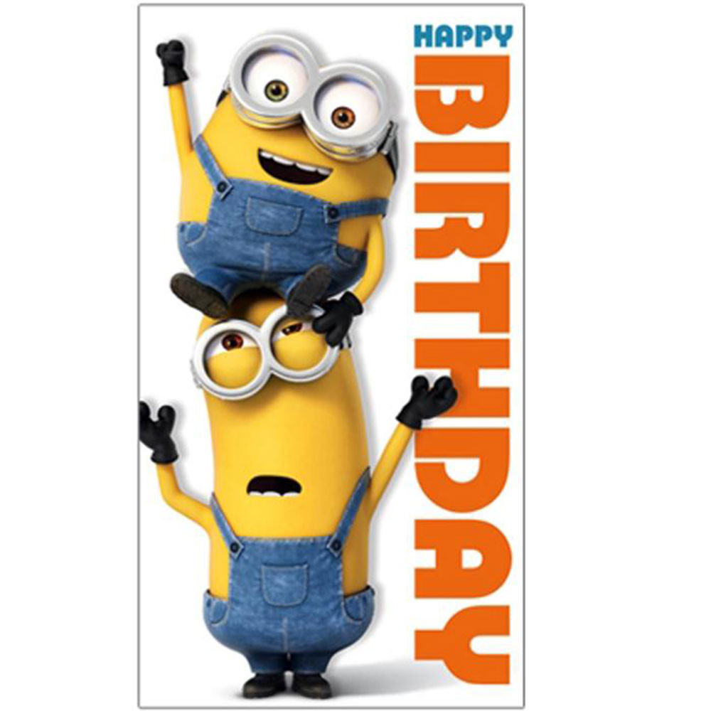 Minion Birthday Quotes
 Happy Birthday Minions Card