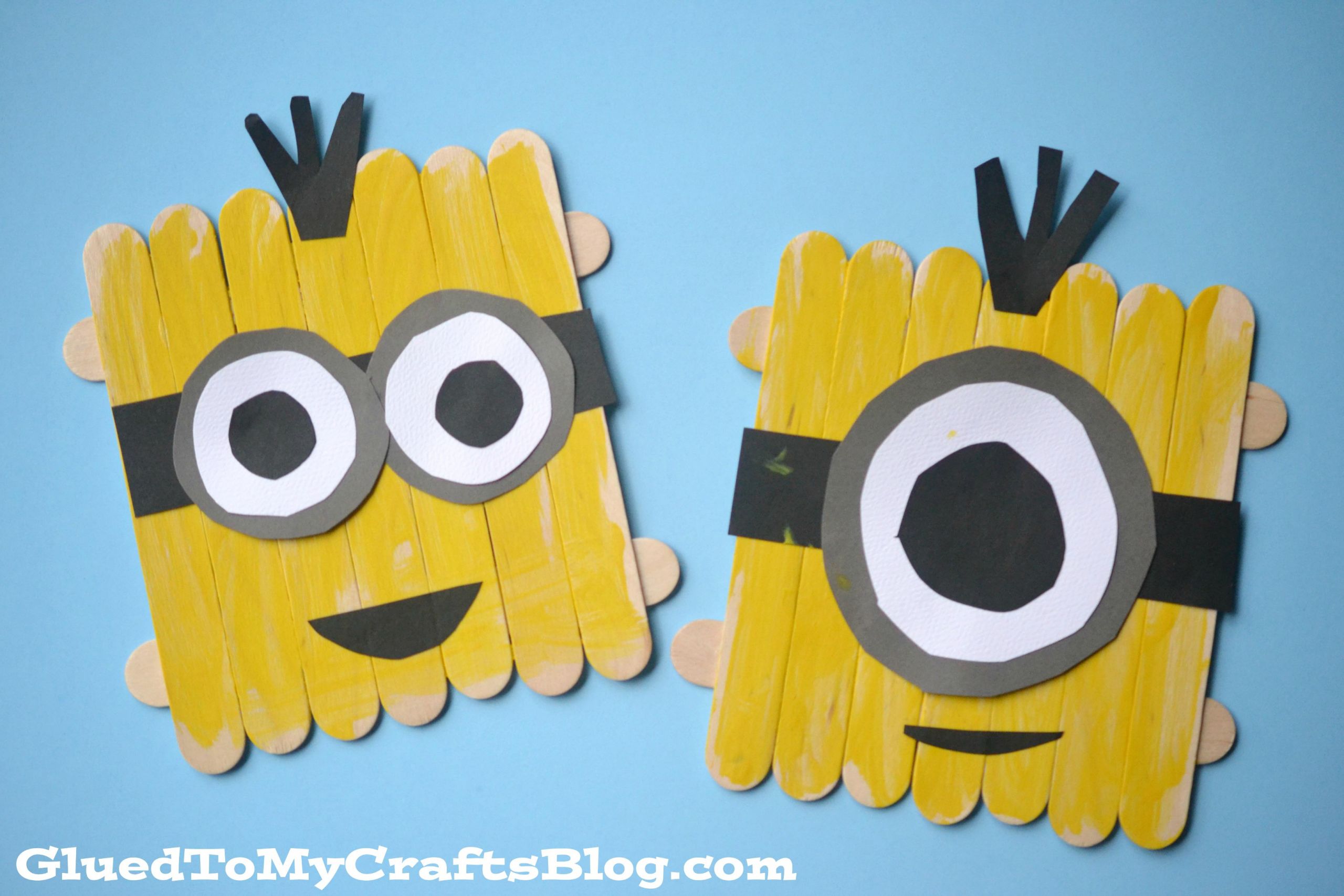 Minions Gifts For Kids
 Popsicle Stick Minions Kid Craft