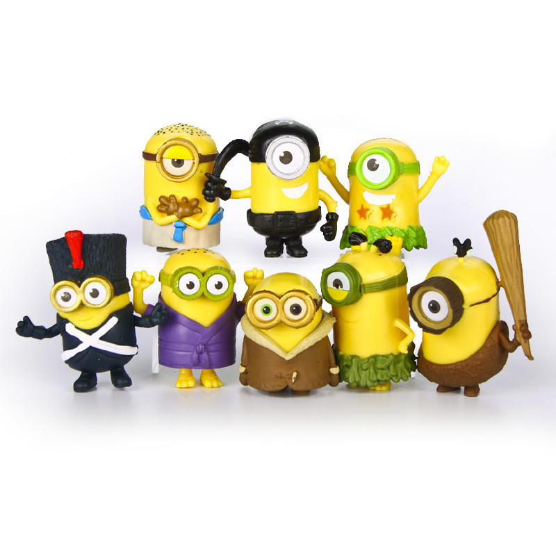 Minions Gifts For Kids
 2015 new 8pcs set minions toys doll action figure anime