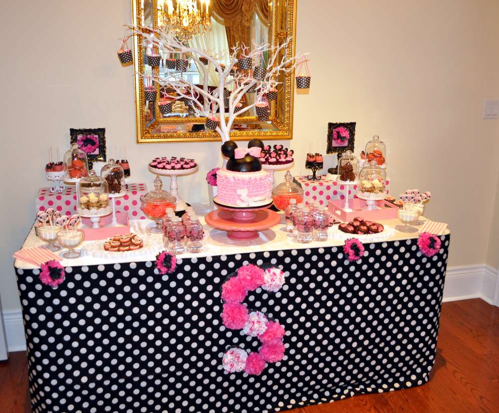 Minnie Bowtique Birthday Party
 Minnie Mouse Bow Tique Birthday Party Ideas