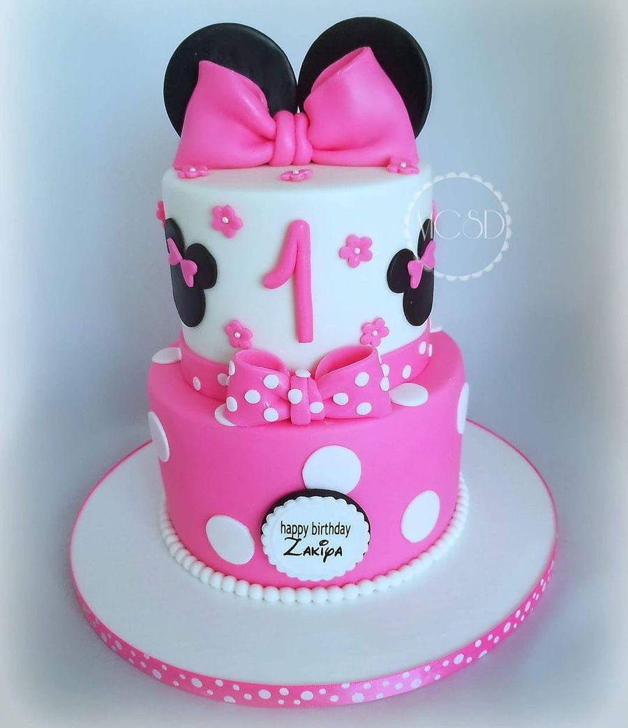 Minnie Mouse 1st Birthday Cake
 Minnie Mouse 1St Birthday Cake CakeCentral