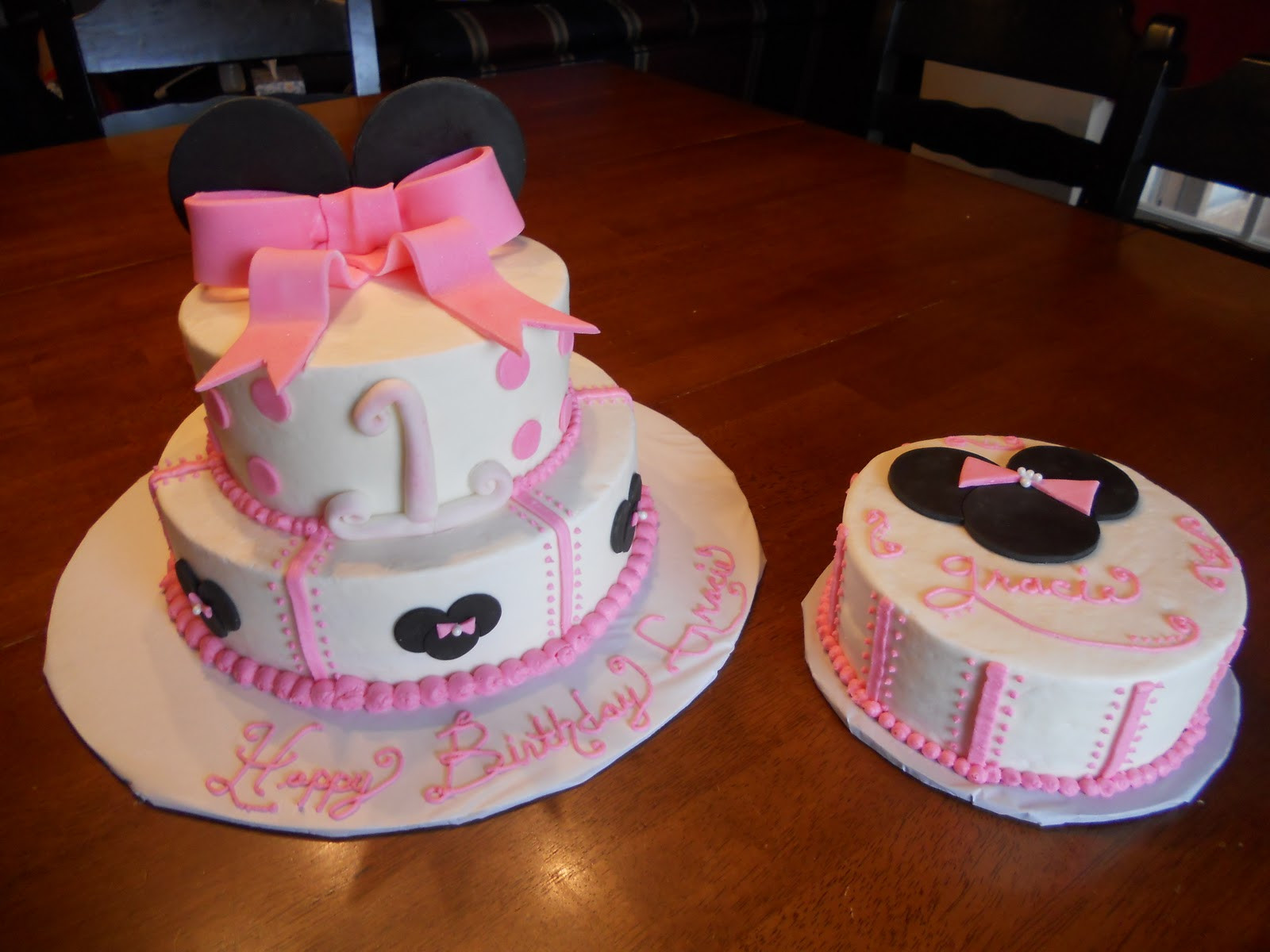 Minnie Mouse 1st Birthday Cake
 Treat Dreams Minnie Mouse 1st Birthday Cake
