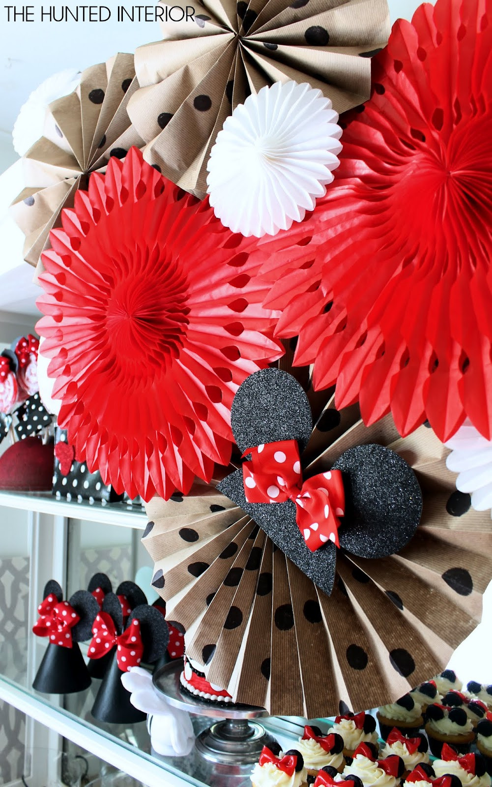 Minnie Mouse Birthday Decorations
 hunted interior Minnie Mouse Birthday Party