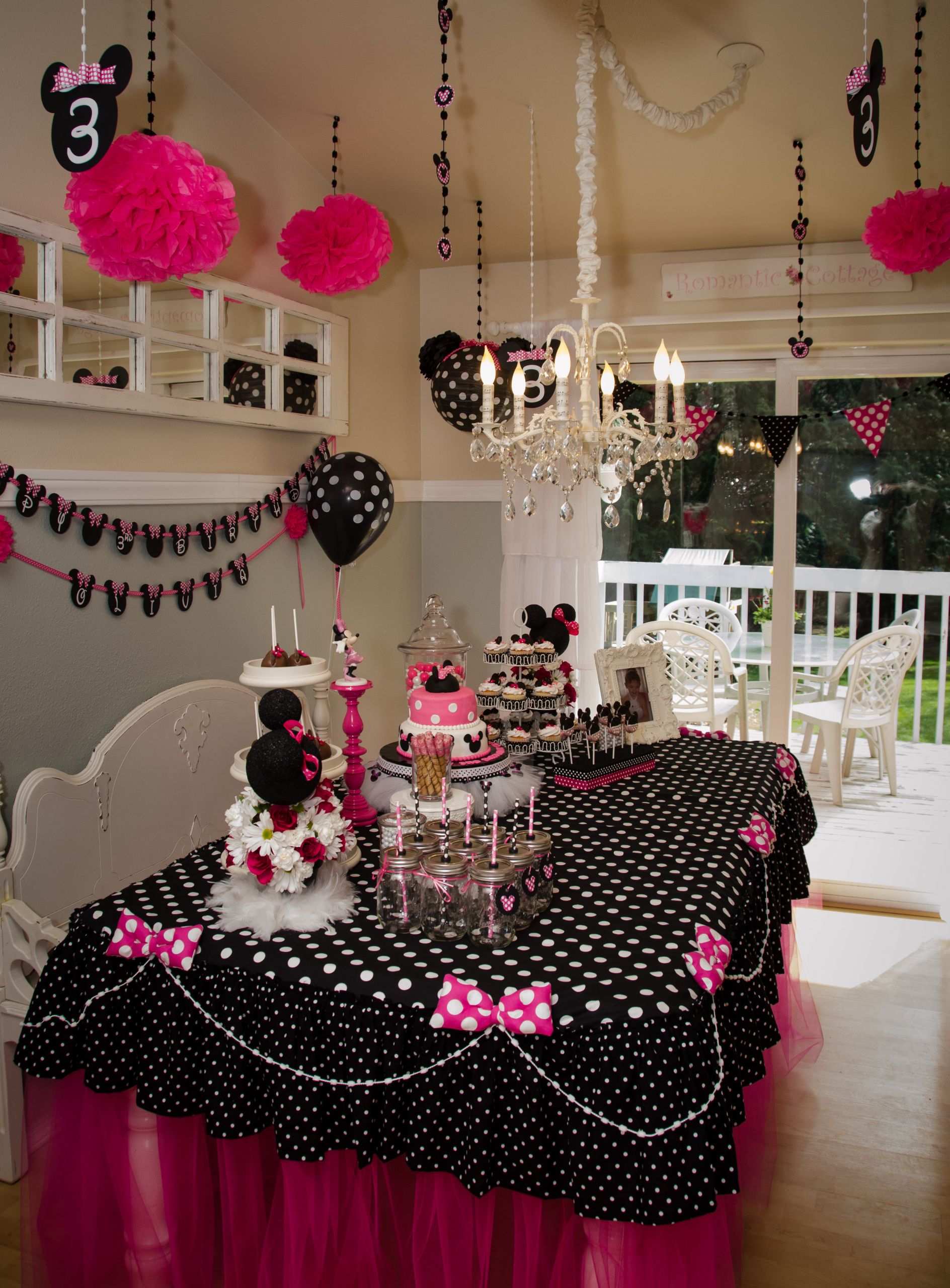Minnie Mouse Birthday Decorations
 Minnie Mouse 3rd Birthday Party