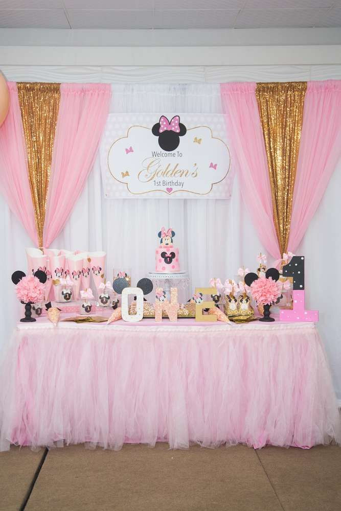 Minnie Mouse Birthday Party Decoration Ideas
 Minnie Mouse Princess Birthday Party Ideas