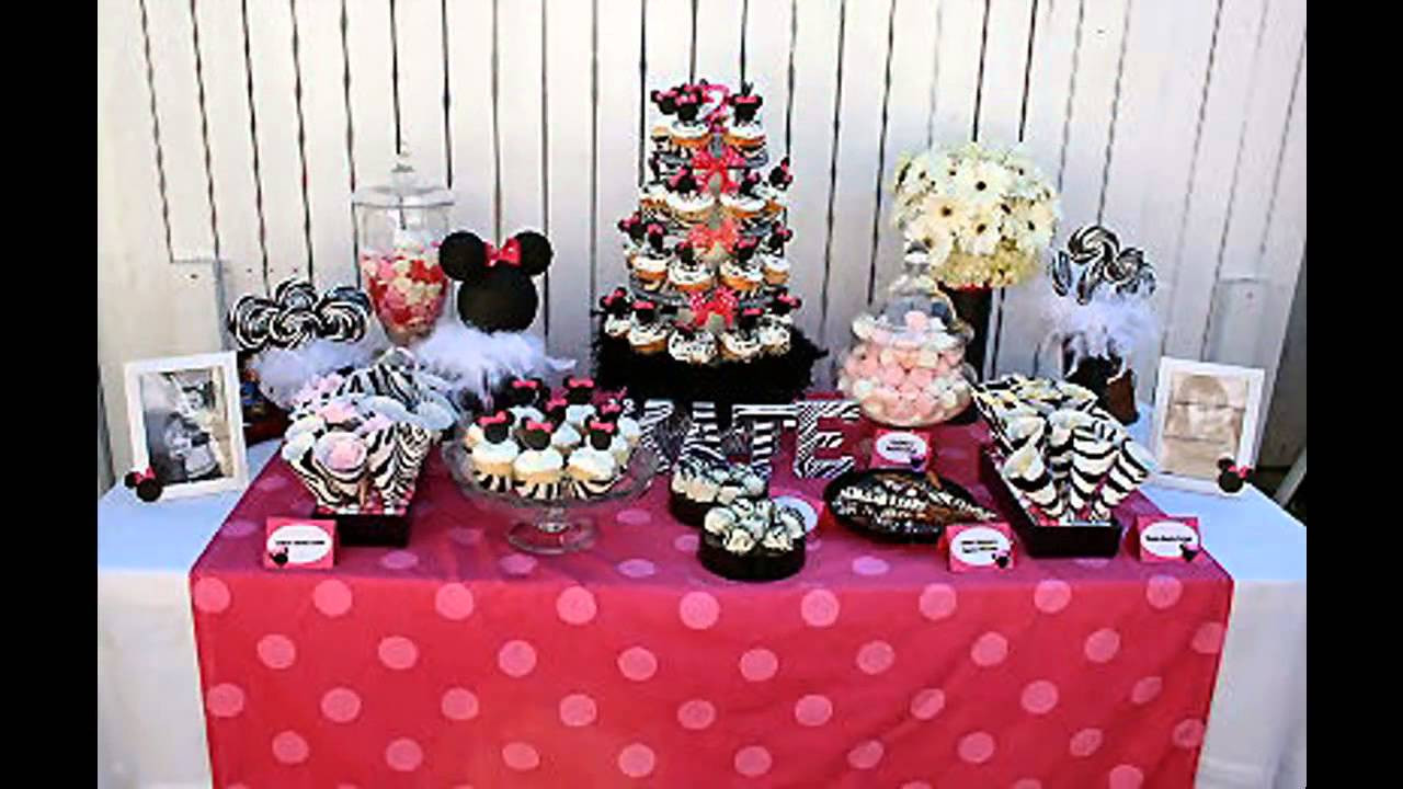 Minnie Mouse Birthday Party Decoration Ideas
 Cute minnie mouse 1st birthday party decorations ideas