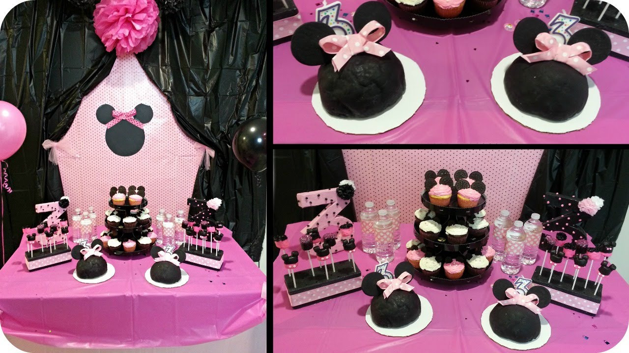 Minnie Mouse Birthday Party Decoration Ideas
 Minnie Mouse Birthday Decorations